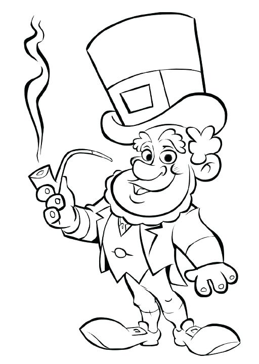 512x720 Leprechaun Pictures Coloring Pages Free Printable Leprechaun