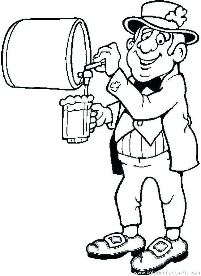 650x890 Free Leprechaun Coloring Pages Print