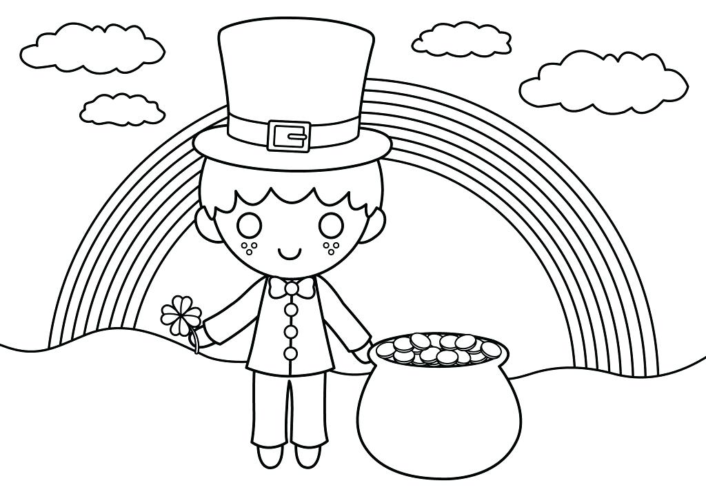 1024x713 Leprechaun Coloring Pages Coloring Page Leprechaun Coloring Pages