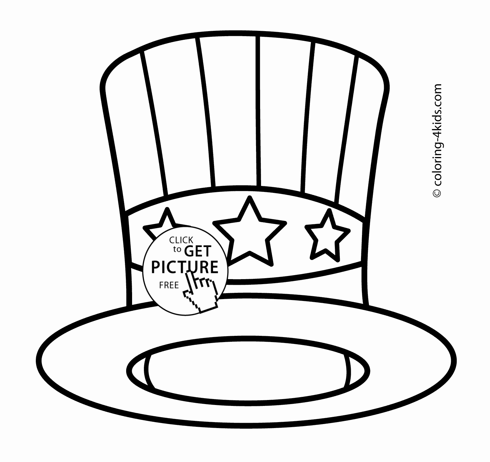 Leprechaun Hat Coloring Page