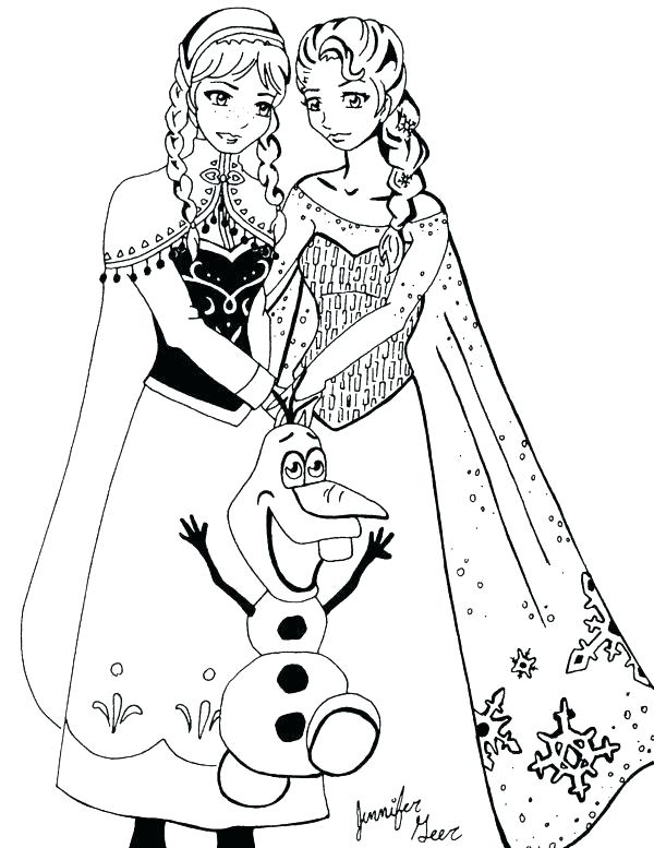 600x777 Elsa And Anna Coloring Pages Let It Go Coloring Coloring Page