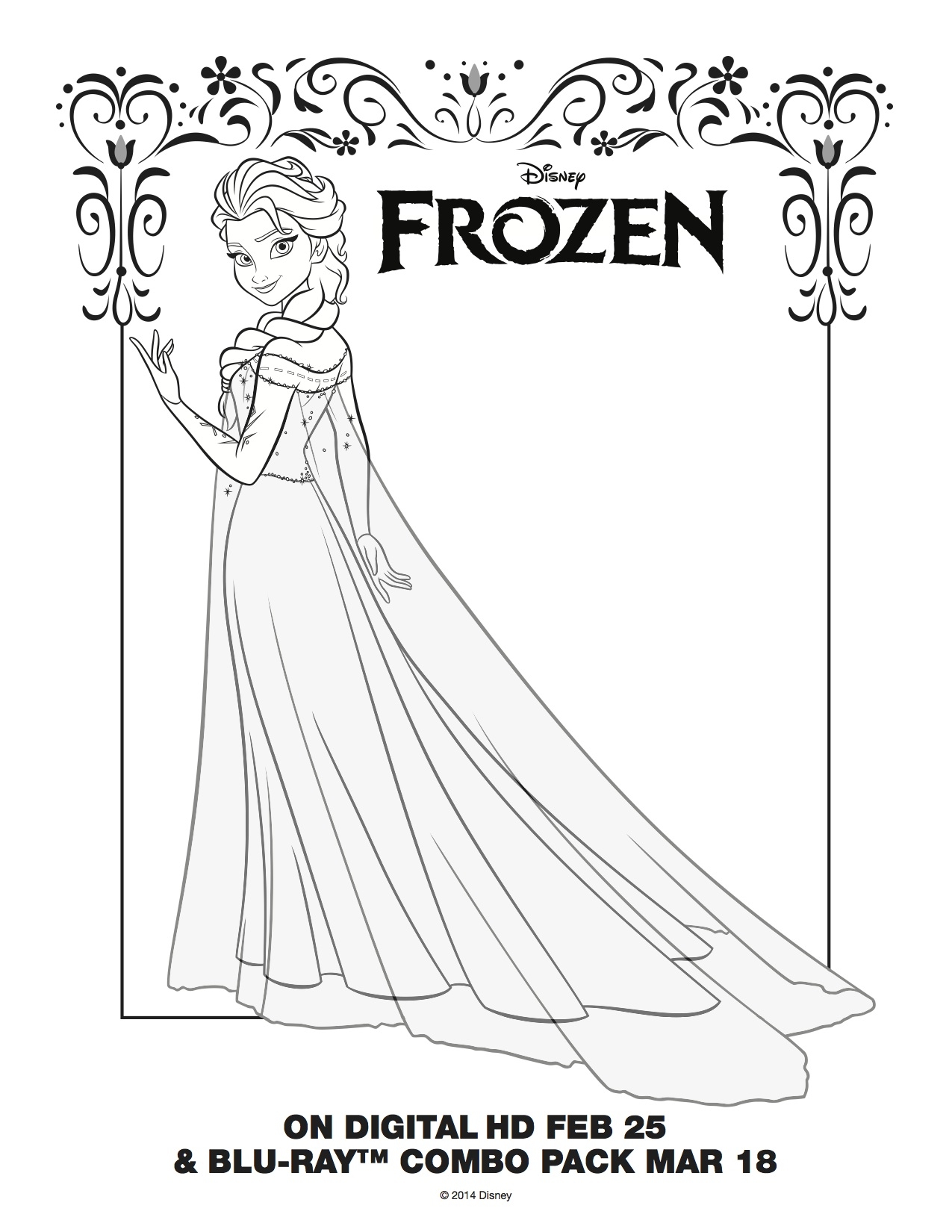 1275x1650 Frozen Coloring Pages Elsa Let It Go Let It Go Coloring Pages