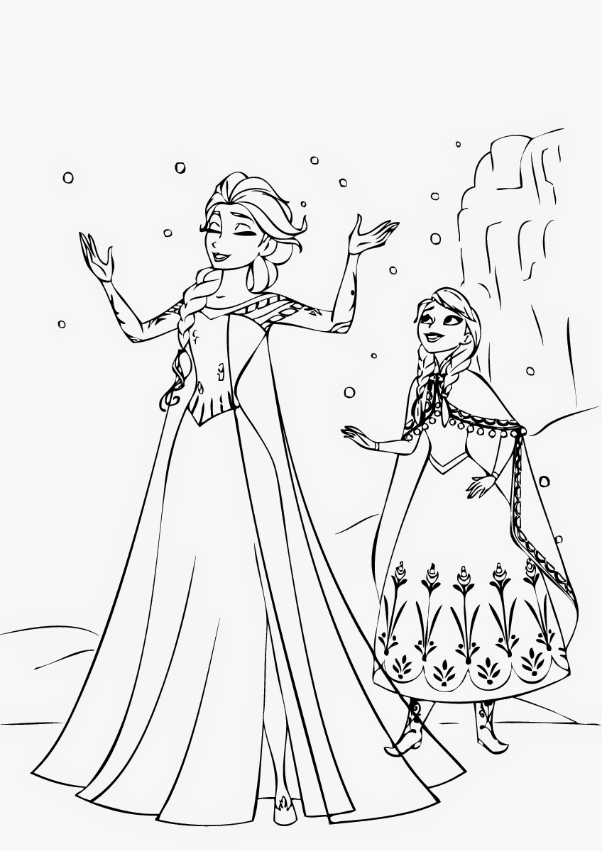 848x1200 Let It Snow Free Coloring Page Disney, Frozen, Kids Coloring Pages