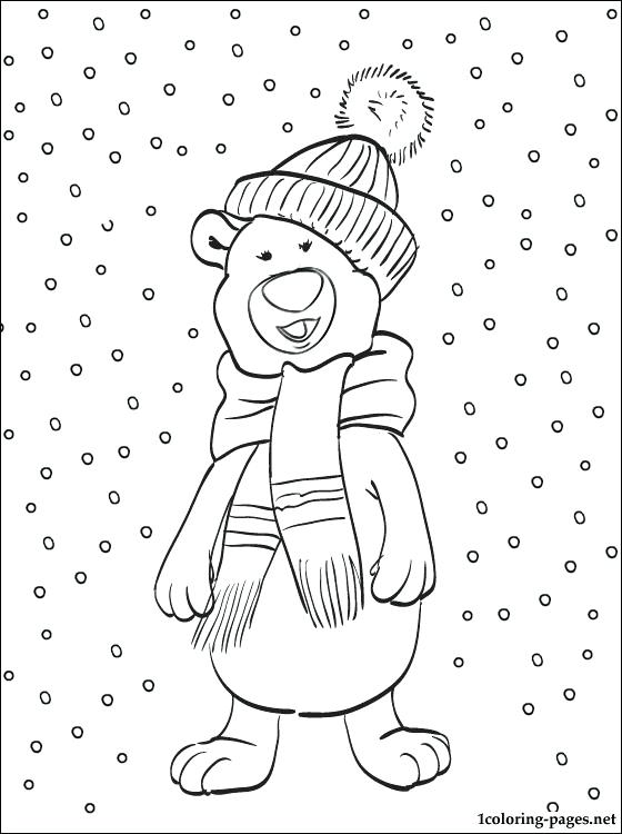 560x750 Snow Coloring Pages Bonanza Snow Coloring Sheets Pages With Winter