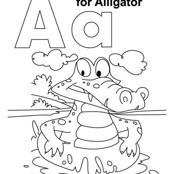 600x600 Coloring Pages Of Letter A A Coloring Pages Letter A Colouring