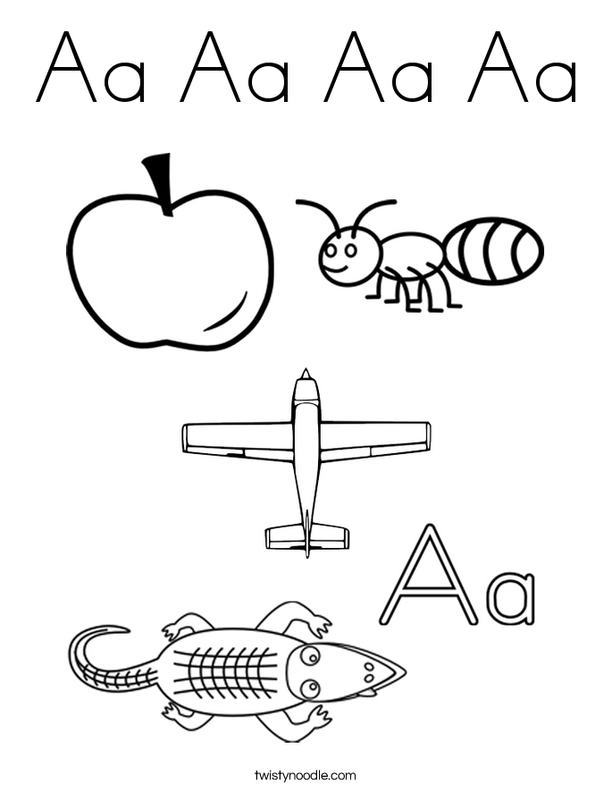 685x886 Letter Aa Tracing Pages