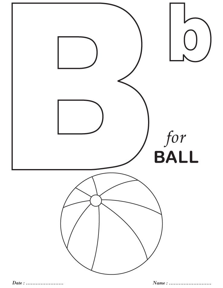 738x954 Printables Alphabet B Coloring Sheets Download Free Printables