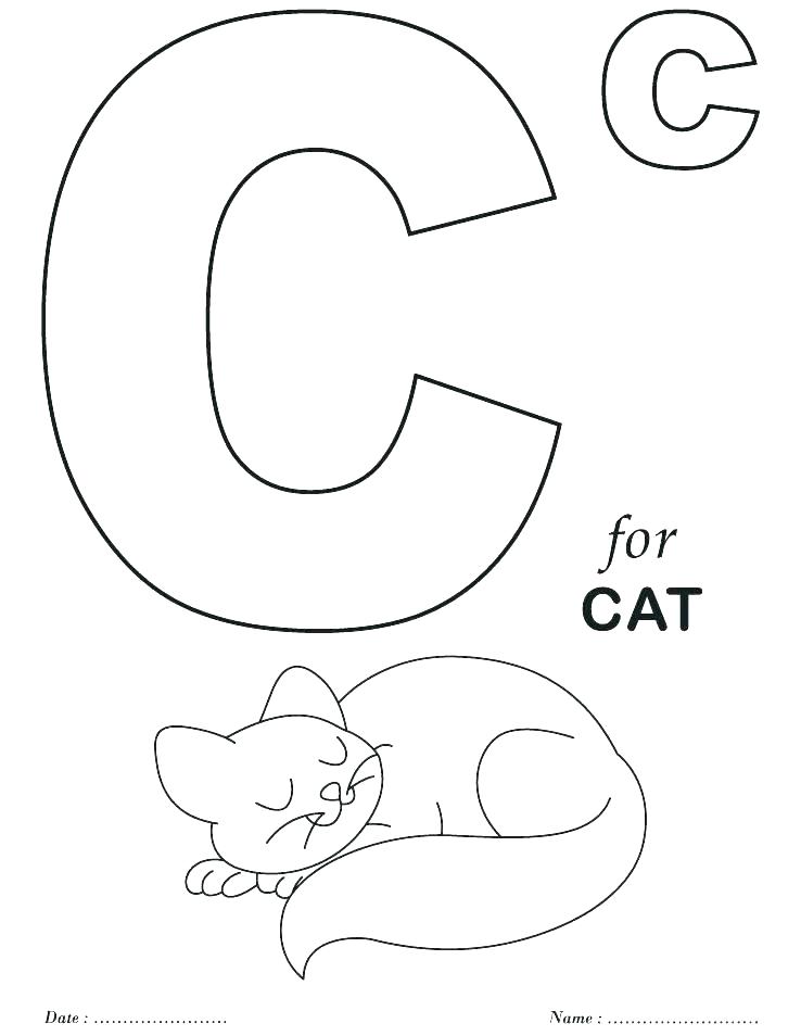 738x954 Letter N Coloring Sheet Letter C Coloring Pages For Toddlers