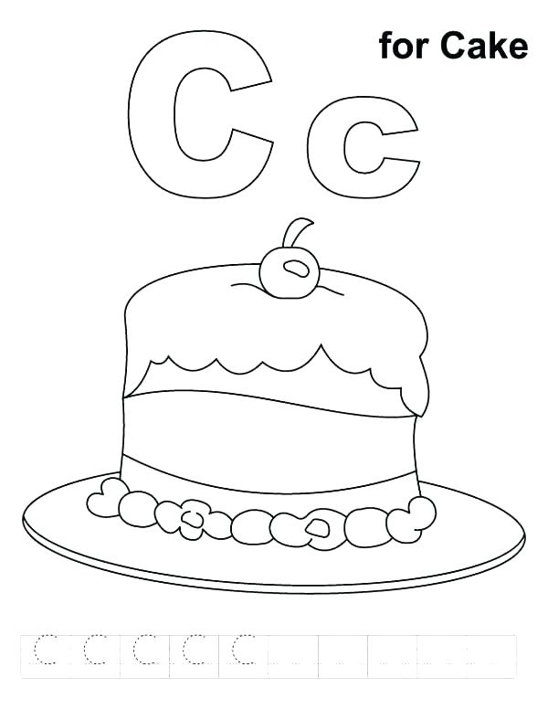 600x776 Letter C Coloring Pages Printable Letter C Coloring Page Letter B