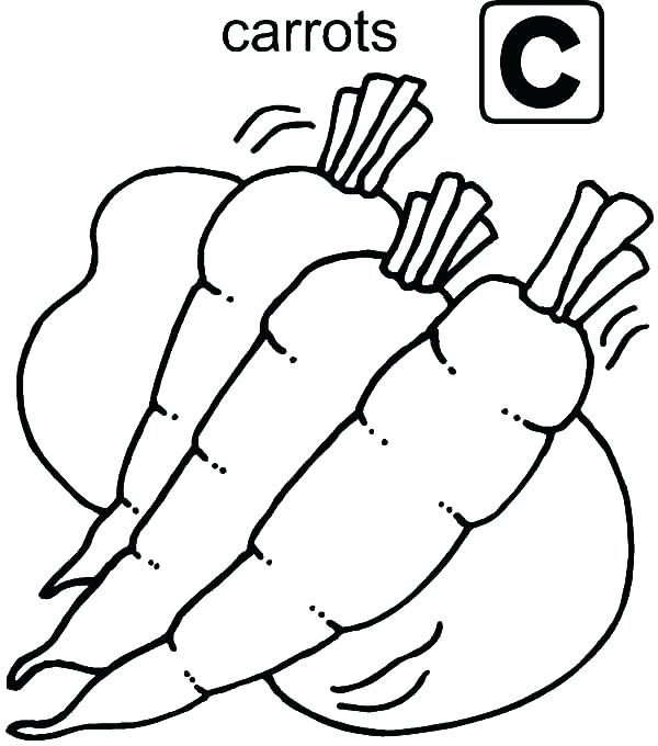 600x680 C Coloring Pages C For Cat Coloring Page Carrot Car And Cat Start