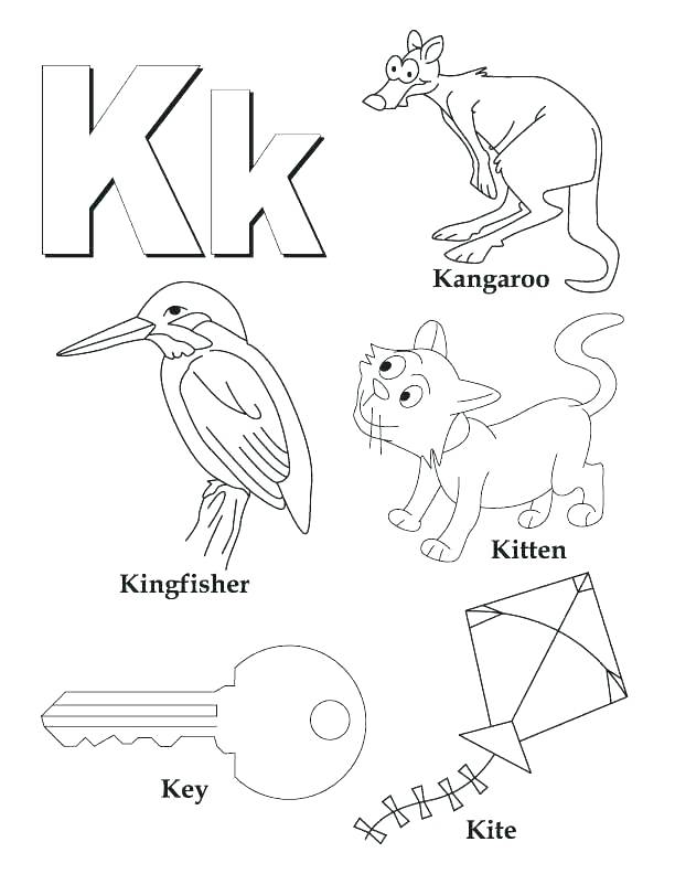 Letter Coloring Pages Free