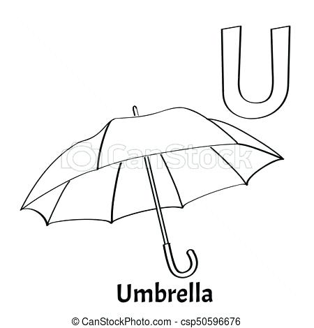 450x470 Letter U Coloring Pages Vector Alphabet Letter U Coloring Page