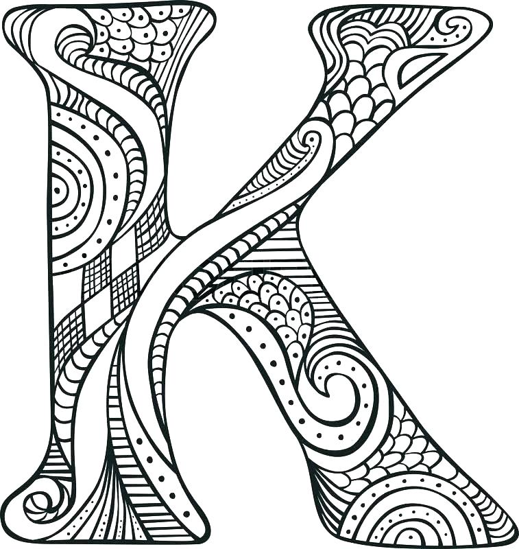 757x800 Letter H To Color Letter K Coloring Page Coloring Pages Free