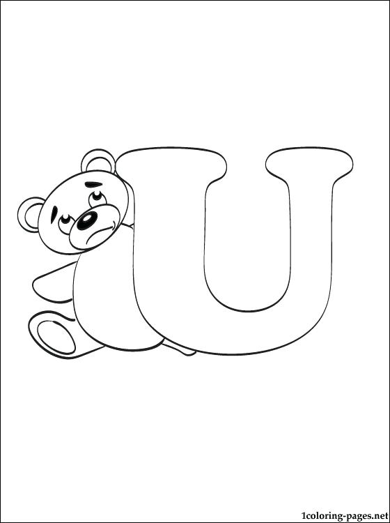 560x750 Letter U Coloring Pages Letter U Coloring Page Letter D Coloring