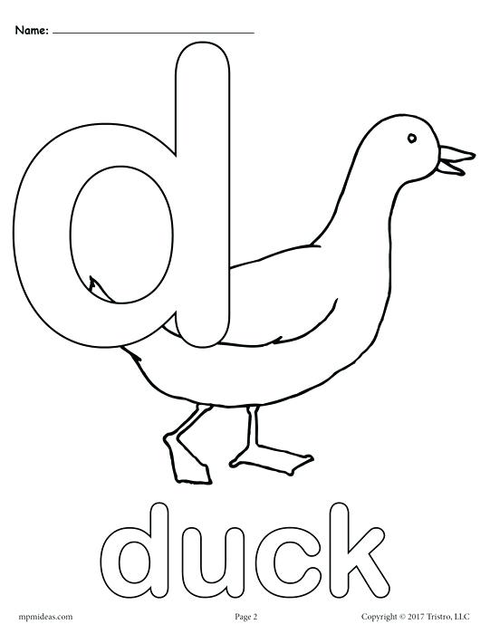 541x700 Letter D Alphabet Coloring Pages 3 Free Printable Versions