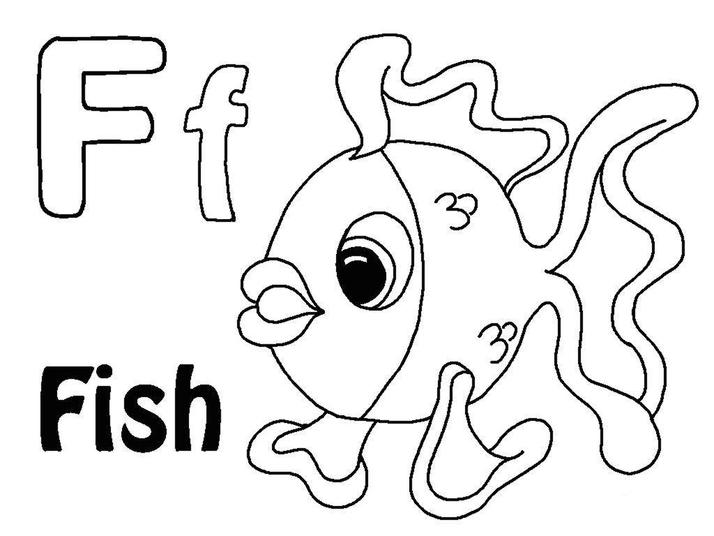 1024x768 Letter F Coloring Page Create A Printout Or Activity Also Pages