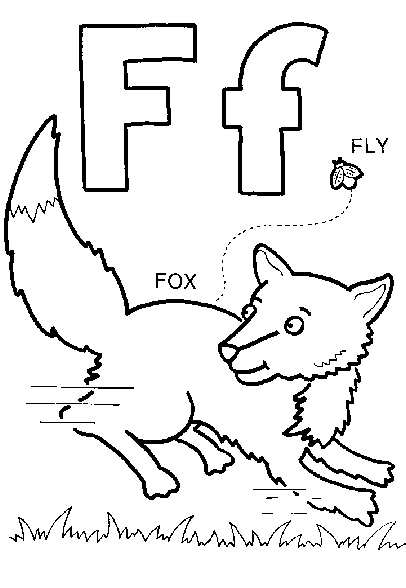 406x588 Printable Letter F Coloring Pages For Tiny Inside Designs 11