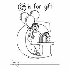 230x230 Top 25 Free Printable Letter G Coloring Pages Online