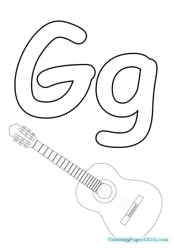 599x853 Letter G Coloring Pages Impair.co