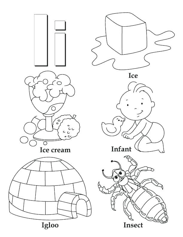 Letter G Coloring Pages Preschool