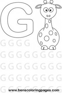 212x325 Letter G Coloring Sheets For Preschool Coloring Pages
