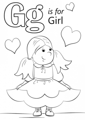 329x465 Letter G Coloring Pages @ Just Coloring