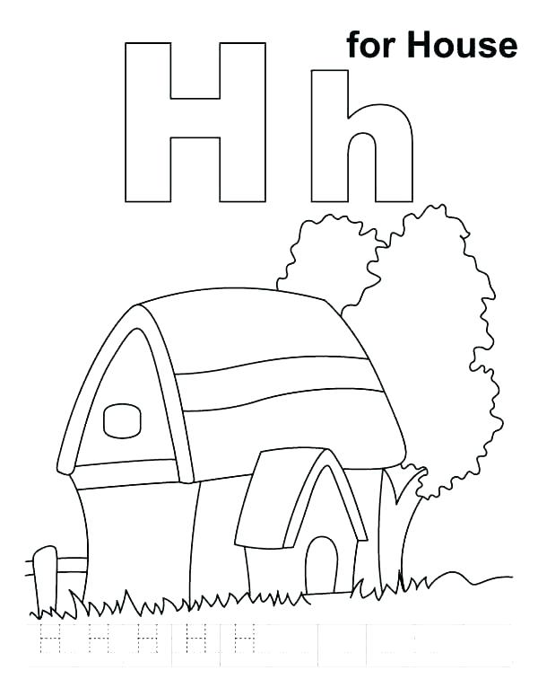 600x776 Letter H Coloring Page Triple H Coloring Pages H Coloring Page