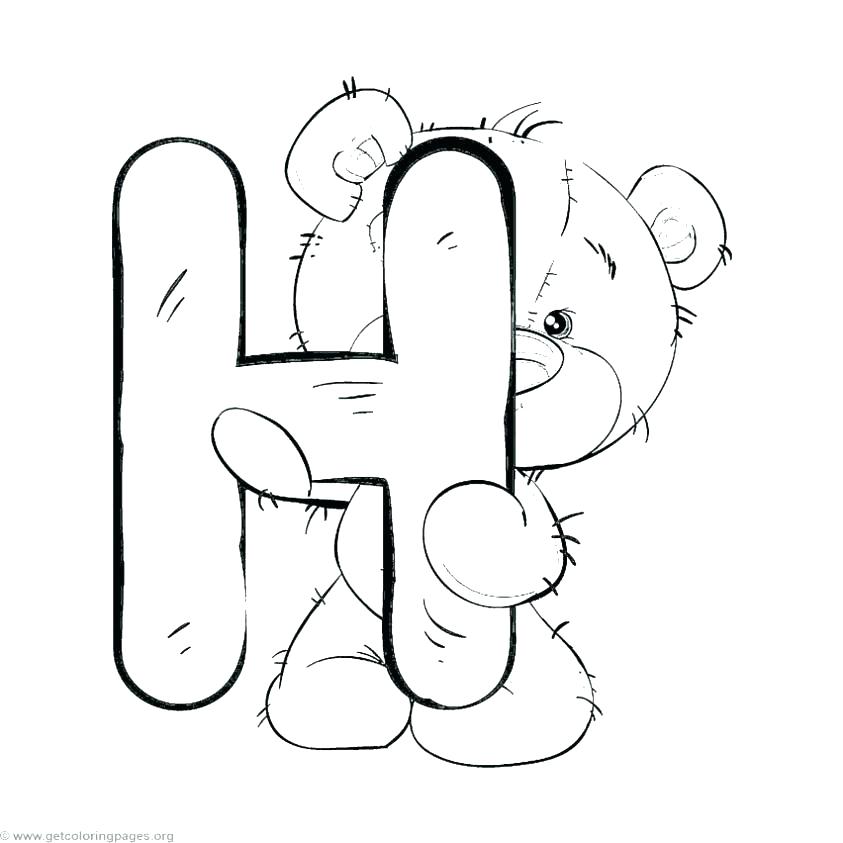 843x843 H Coloring Pages Letter H Coloring Page Letter G Coloring Sheet