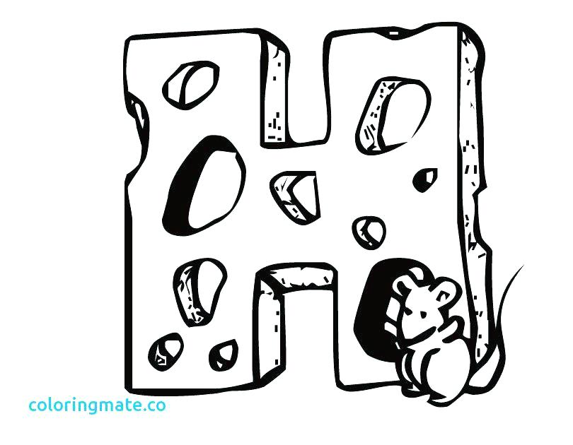 810x630 Letter H Coloring Pages Capital Letter H Coloring Page Alphabet
