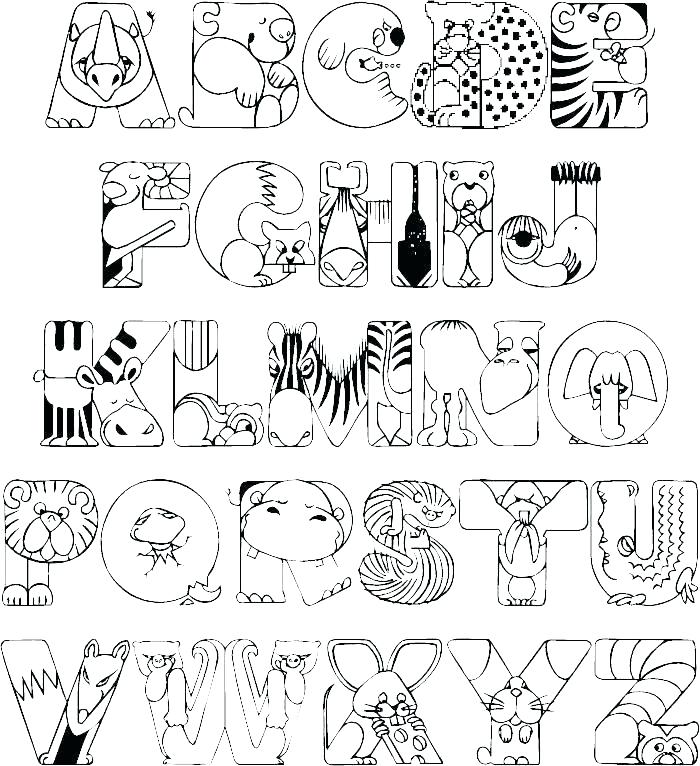 700x766 Alphabet Letter Coloring Sheets Printable Alphabet Letters