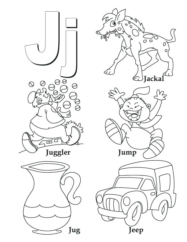 612x792 Alphabet Coloring Pages Preschool