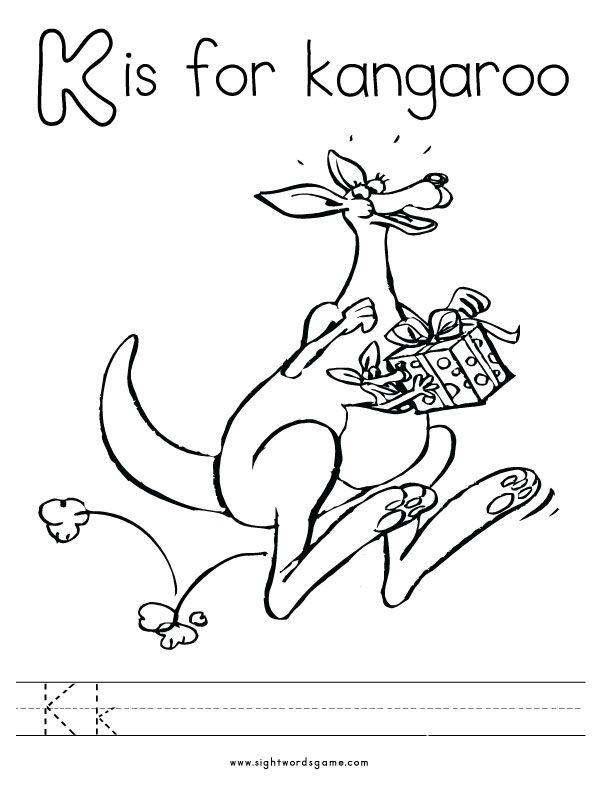 612x790 Letter K Coloring Page 3 Letters Of The Alphabet