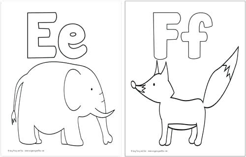 Letter K Coloring Pages For Preschoolers