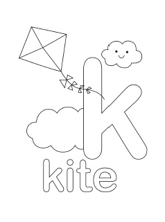 238x320 Alphabet Coloring Pages