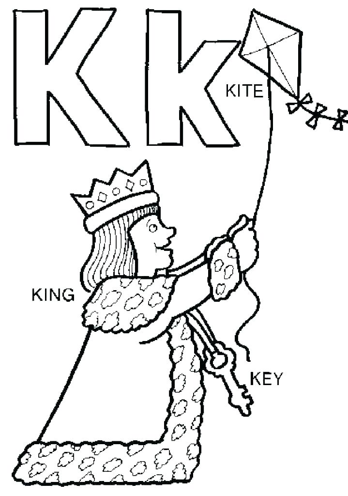 719x1024 Letter K Coloring Pages Trace The Words That Begin With The Letter