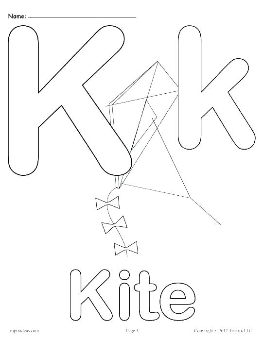 541x700 Letter K Coloring Sheets Kids Learn Letter K Coloring Page Letter