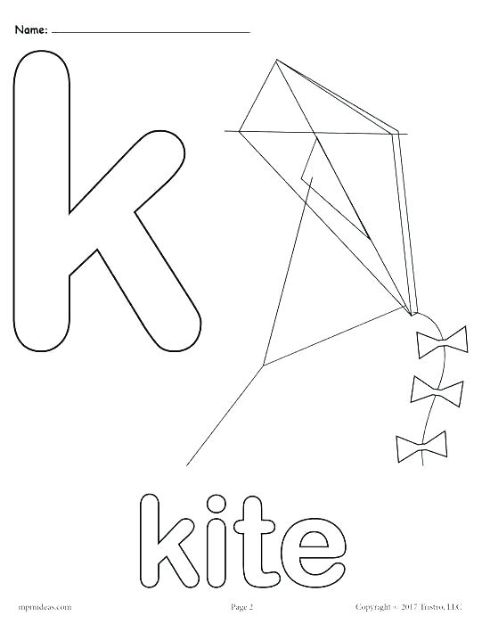 541x700 Alphabet Coloring Pages Preschool Letter K Coloring Pages