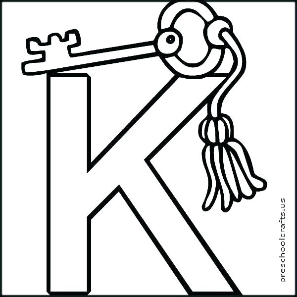 600x600 K Coloring Page K Coloring Page Letter E Coloring Pages Preschool