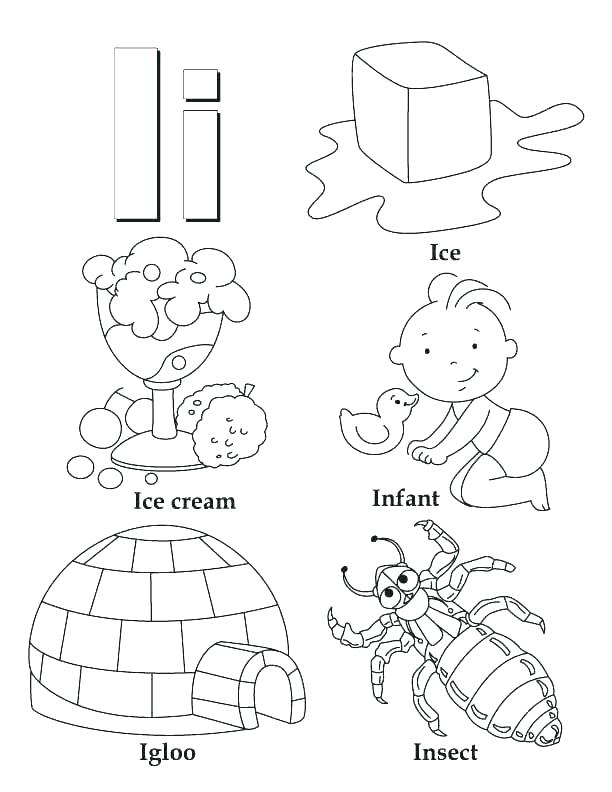 612x792 Abc Coloring Pages For Kindergarten Letter L Coloring Page Letter