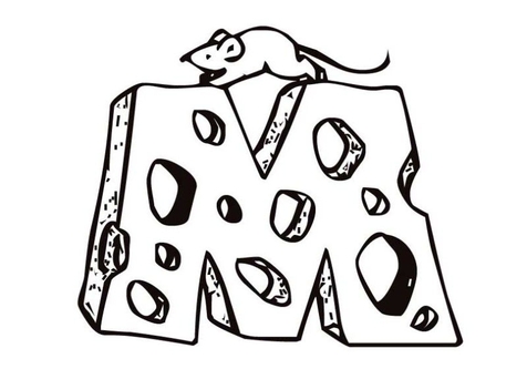 476x333 Letter M Coloring Pages Page Image Clipart Images