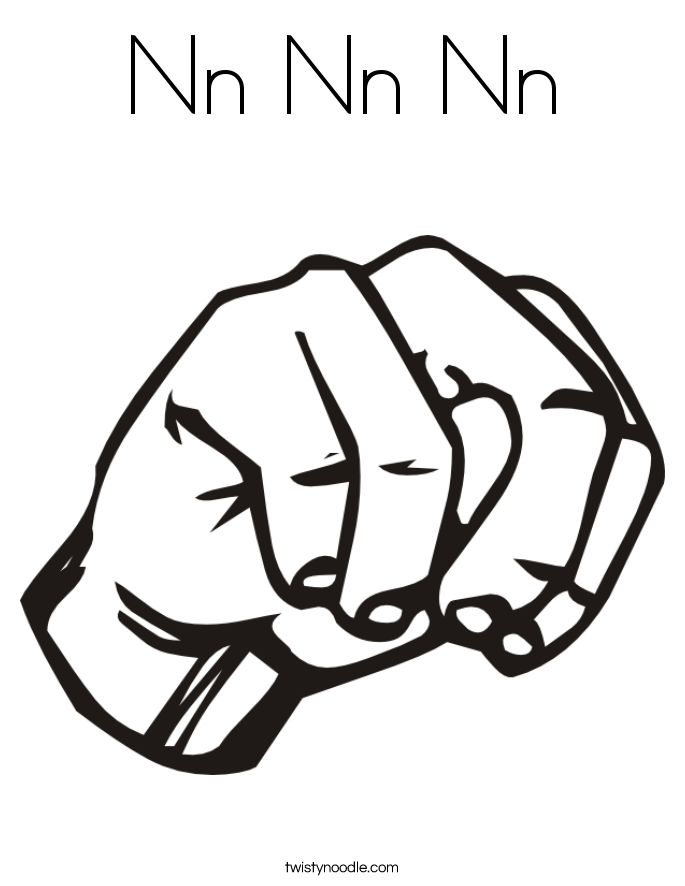 685x886 Letter N Coloring Pages