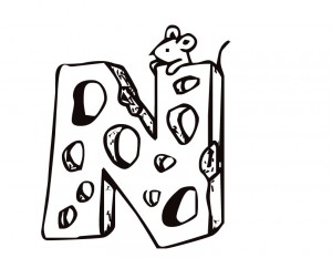 300x233 Letter N Coloring Pages For Kids