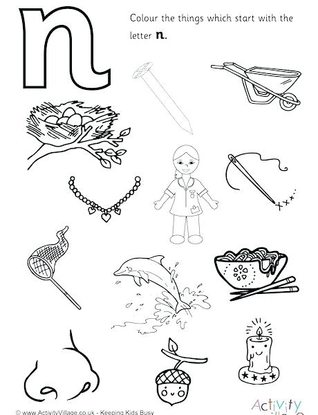 460x600 N Coloring Pages New Lowercase N Coloring Page Coloring Page Pages
