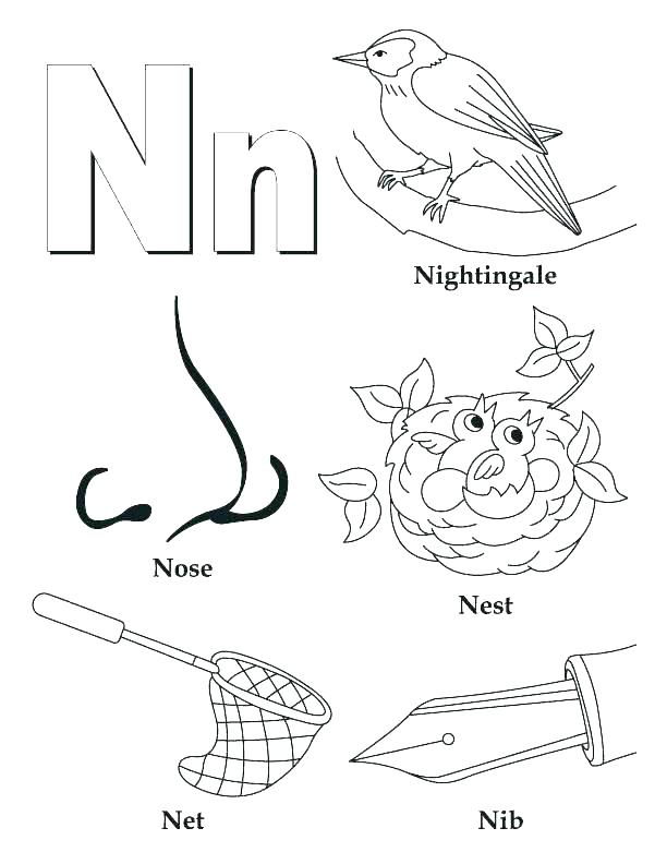 612x792 Letter I Coloring Pages For Preschoolers Letter O Coloring Pages