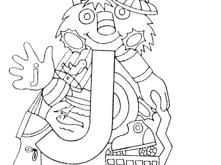 440x330 The Letter People Coloring Pages The Letter People Coloring Pages
