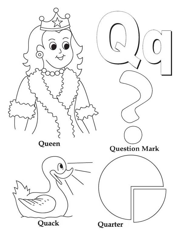 600x776 Letter Q Coloring Pages Perfect Letter Q Coloring Page 69