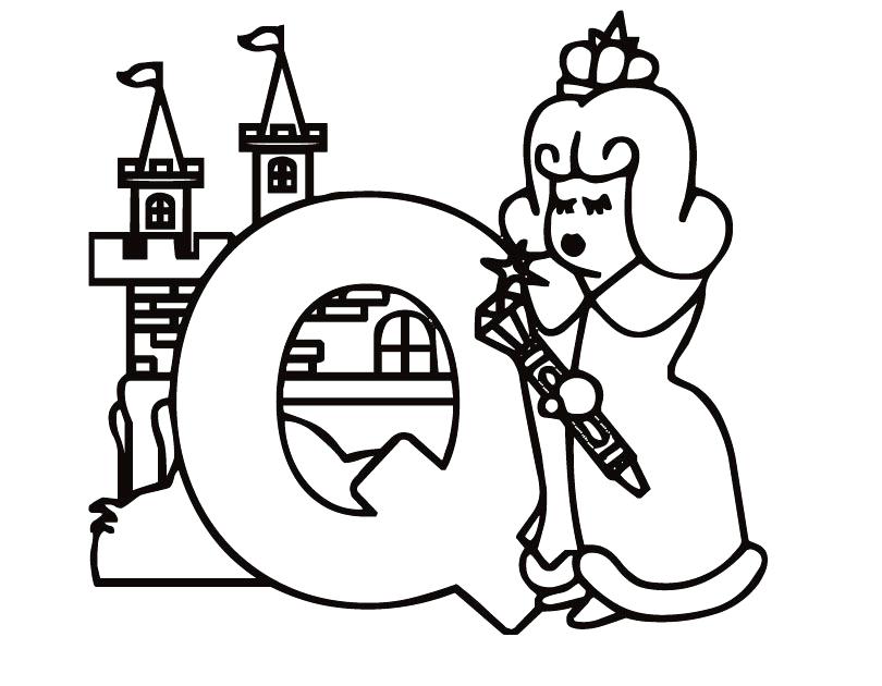 810x630 Valentines Day Colouring Pages Printable Coloring Letter Q