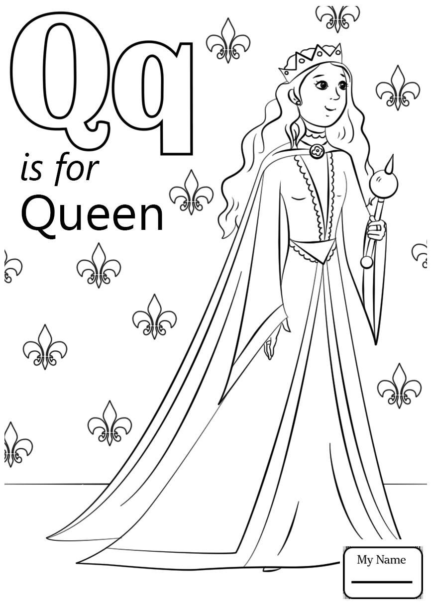 866x1224 Letter Q Coloring Page 15 With Letter Q Coloring Page