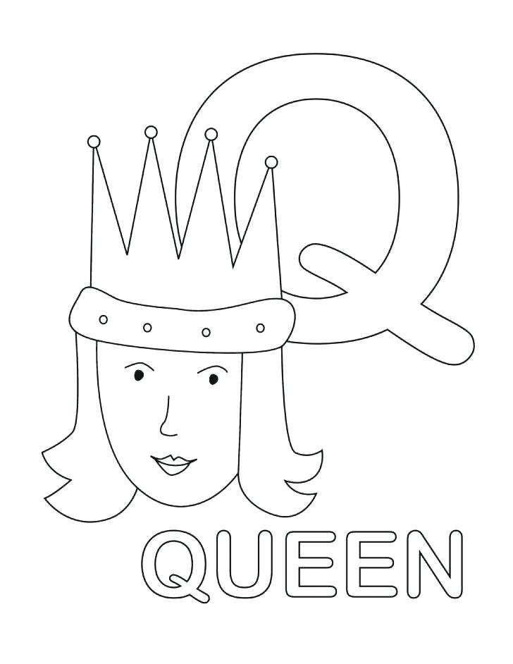 Letter Q Coloring Pages Preschool