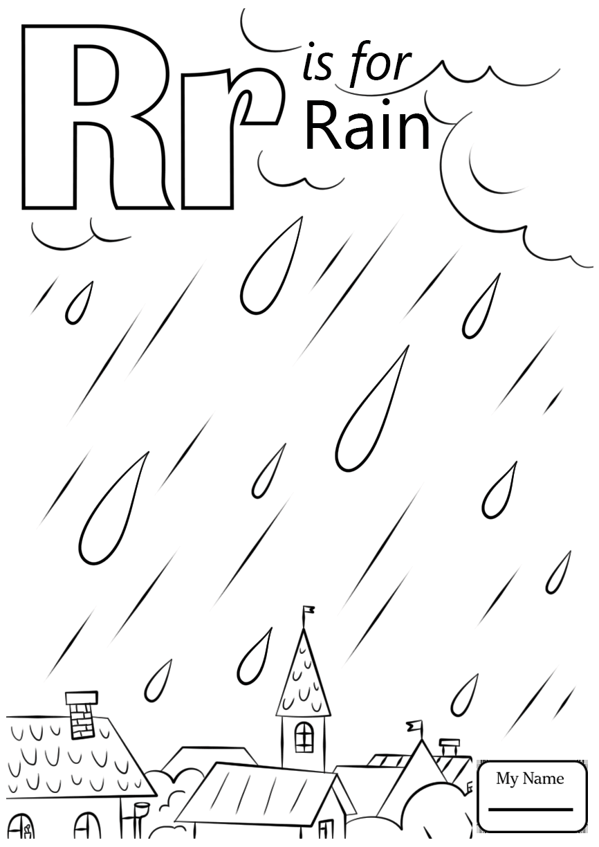 866x1224 Letter R Coloring Page 9 8848 And Pages